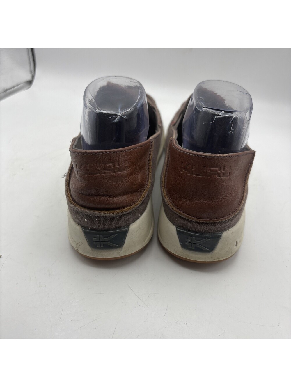 Kuru Pace Slip On Casual Shoe Mens 9.5 Orthotic Comfort Dark Ash Rich Walnut - Picture 4 of 10